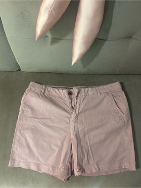 Fat Face The Padstow Light Mauve Cotton Blend Shorts